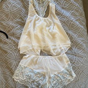 In Bloom Lace Bridal Pajamas